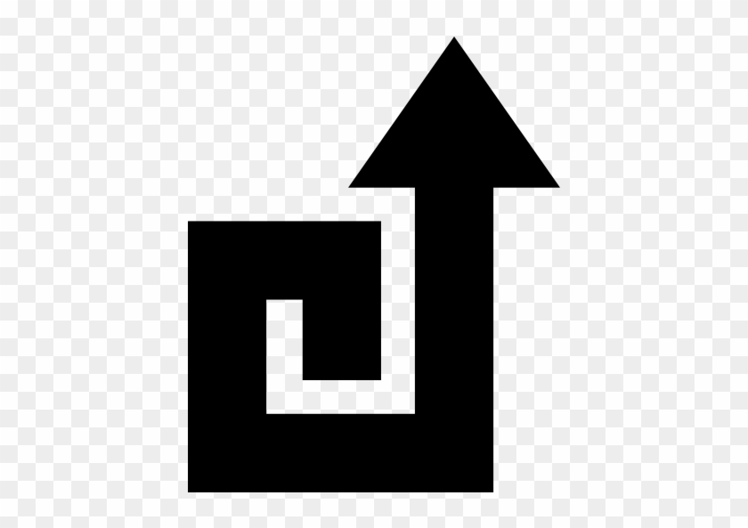 Up Counterclockwise Straight Arrow Spiral Free Icon - Scalable Vector Graphics #987350