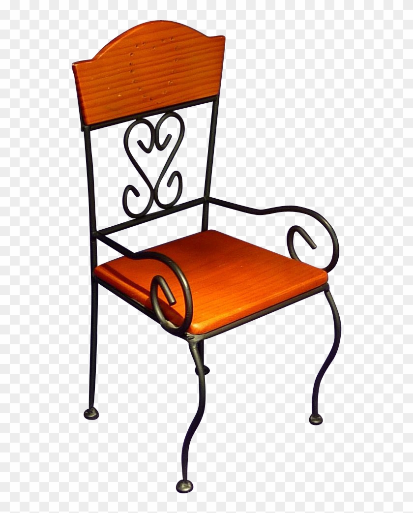 Wrought Iron Lounge Chairs Furniture Black End Tables - Chair #987421