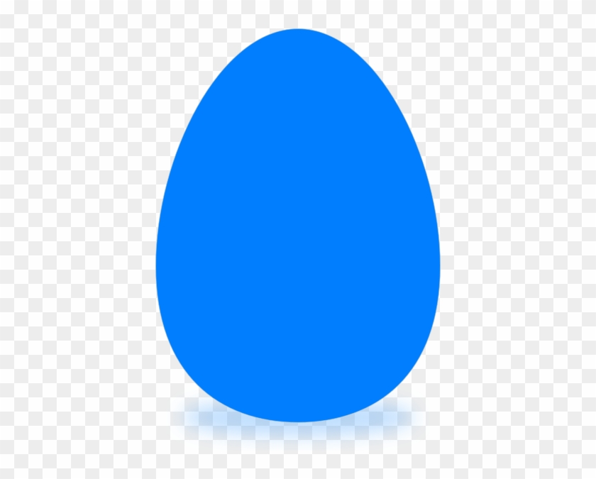 Egg Clipart Blue - Circle #987439