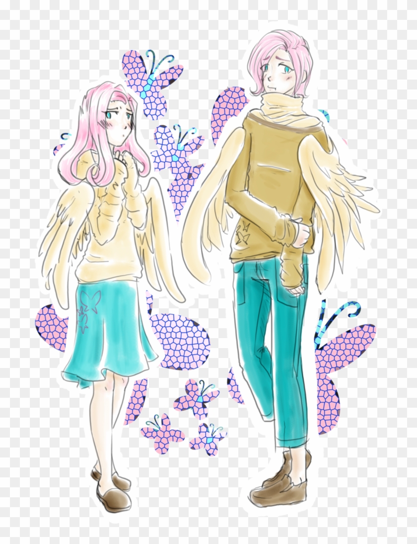 Fluttershy By Himram On Deviantart - Butterscotch Mlp Anime #987470