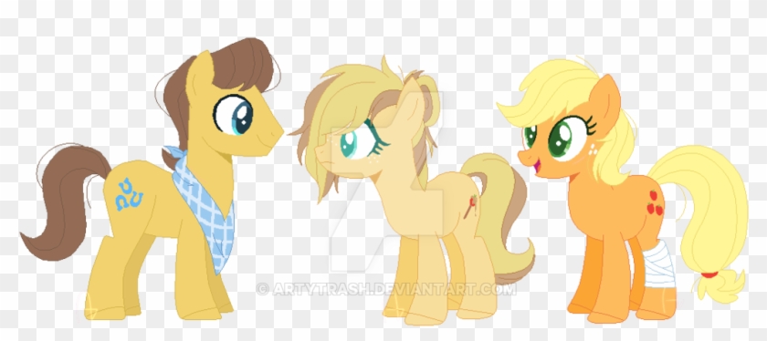Parent - Applejack, Parent - Caramel, Parents - Carajack, - Cartoon #987594