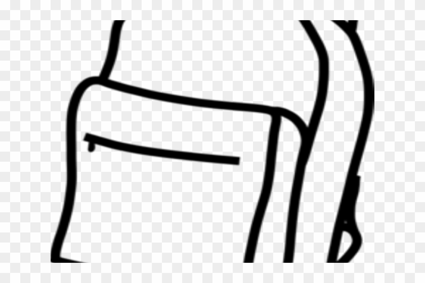 Backpack Clipart Black And White - Backpack Clipart Black And White #987750