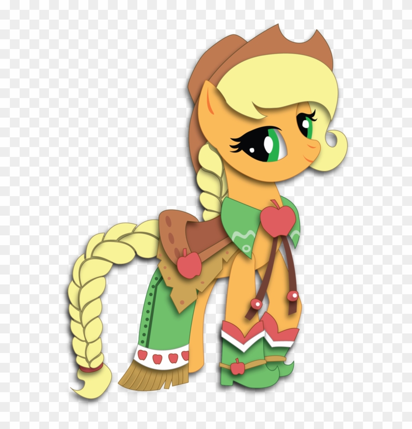 Shadowbox Mock Up - Applejack In Gala Dress #987756