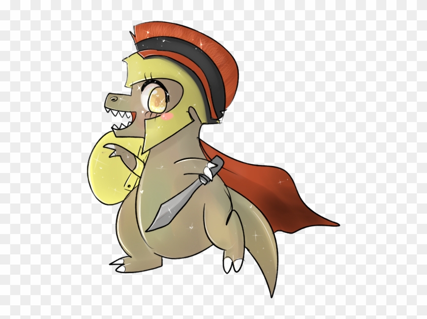 Spartasaurus Rex Oc Chibi Digital Art Gift By Spartasaurus - Cartoon #987874