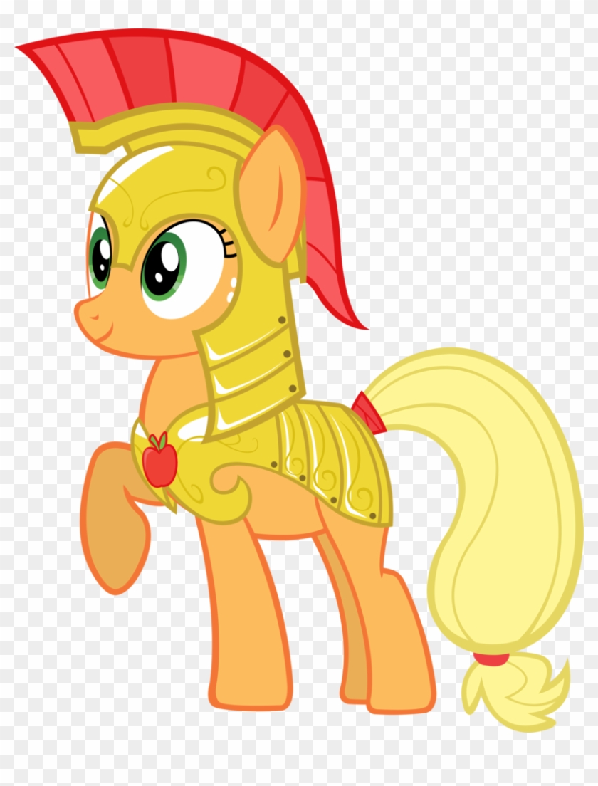 Applejack, Armor, Royal Guard, Safe - Cartoon #987996