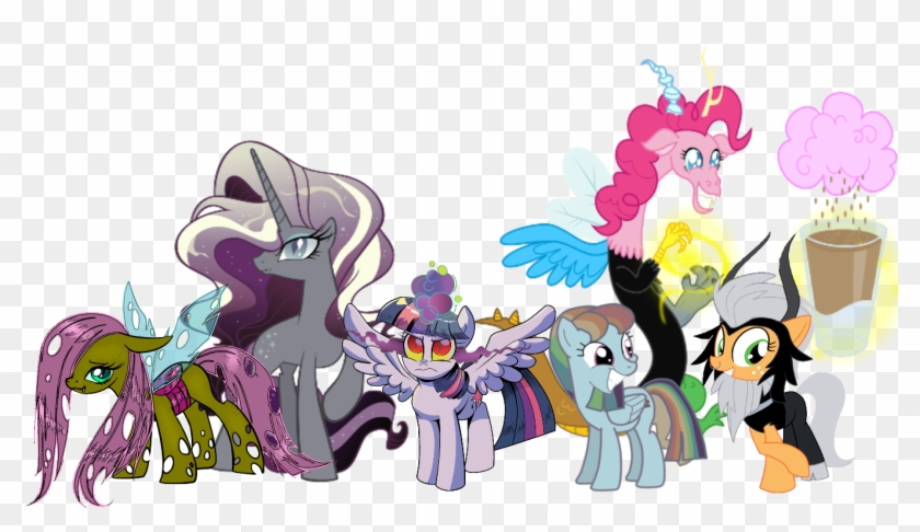 Mom And Baby Horse Coloring Pages Download - My Little Pony Villains #988020