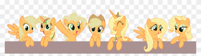 My Little Applejacks By Oceanbreezebrony - Cartoon #988024