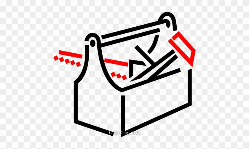 Toolbox Royalty Free Vector Clip Art Illustration - Toolbox Royalty Free Vector Clip Art Illustration #988193