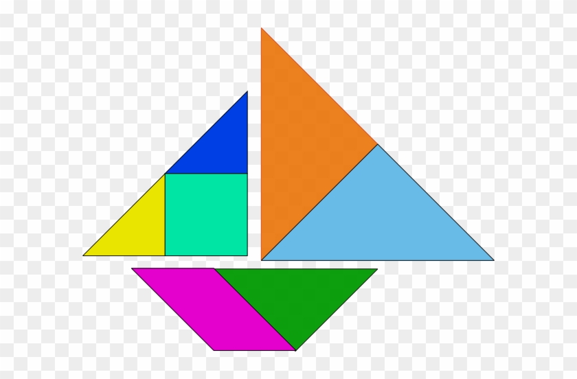 Free Vector Tangram Asian Game Clip Art - Figuras Com Tangram Barco #988465