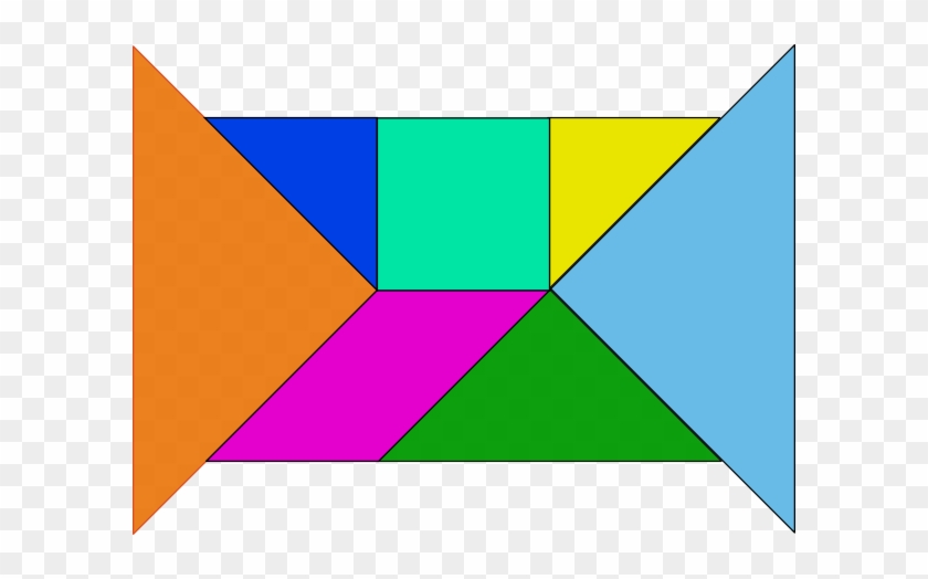 Original Png Clip Art File Tangram Svg Images Downloading - Symmetrical Tangram #988496