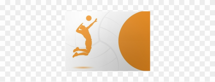 Vector Illustration Poster • Pixers® • We Live To Change - Volleyball #988713