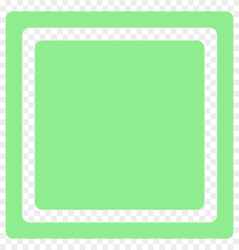 Archivo - Green Checkbox-unchecked - Svg - Green Checkbox Unchecked #988711