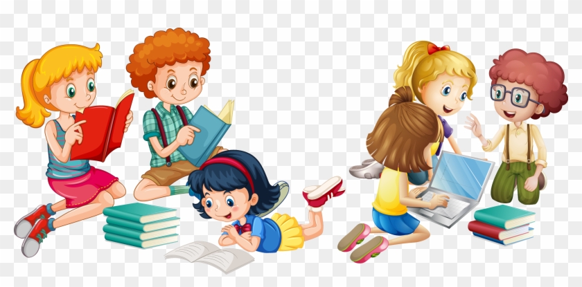 Child Labor Teamwork Euclidean Vector Illustration - Groups Of Students #989144