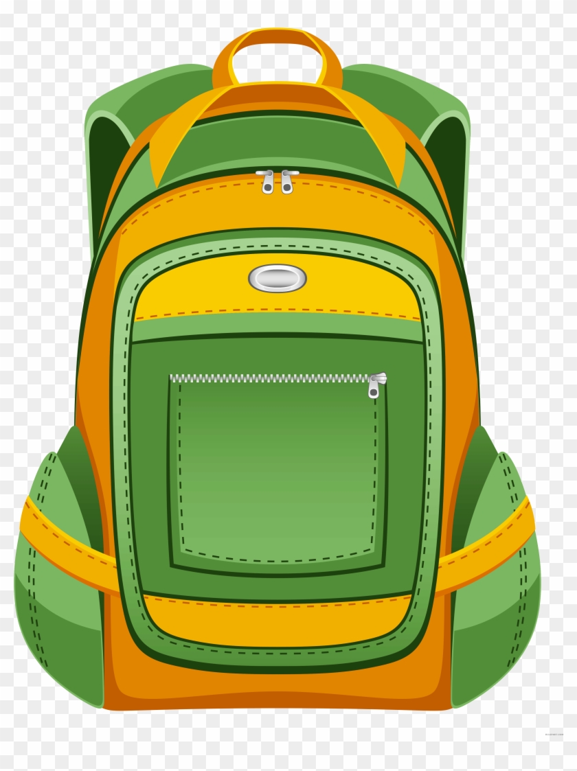 School Backpack Tools Free Clipart Images Bclipart - School Bag Vector Png #989838