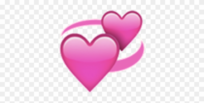 Emoji Revolving Hearts - Revolving Heart Emoji Png #989899