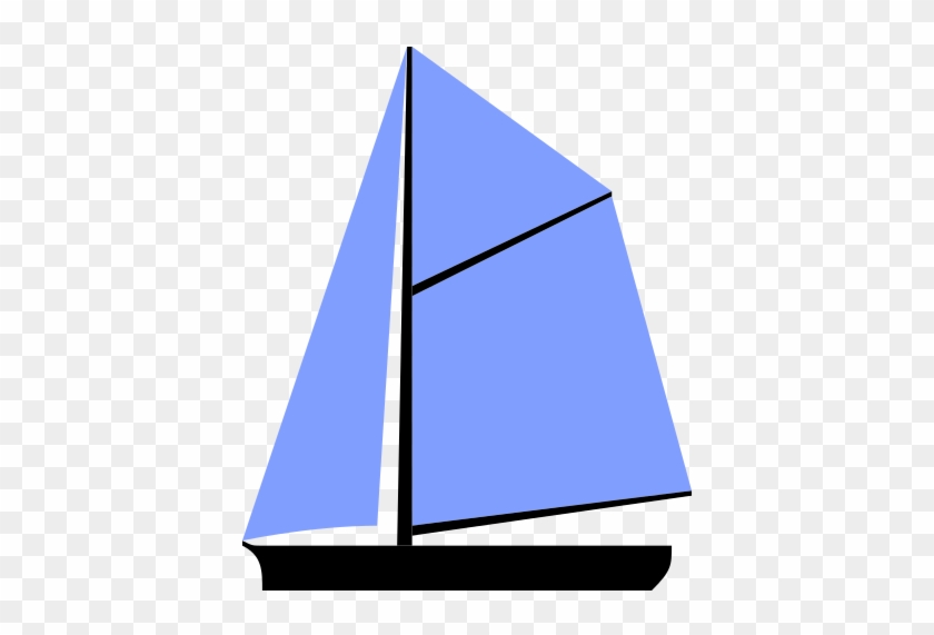Gaff-rigged Sloop With A Gaff Topsail - Petit Voilier A Mat Unique #990227
