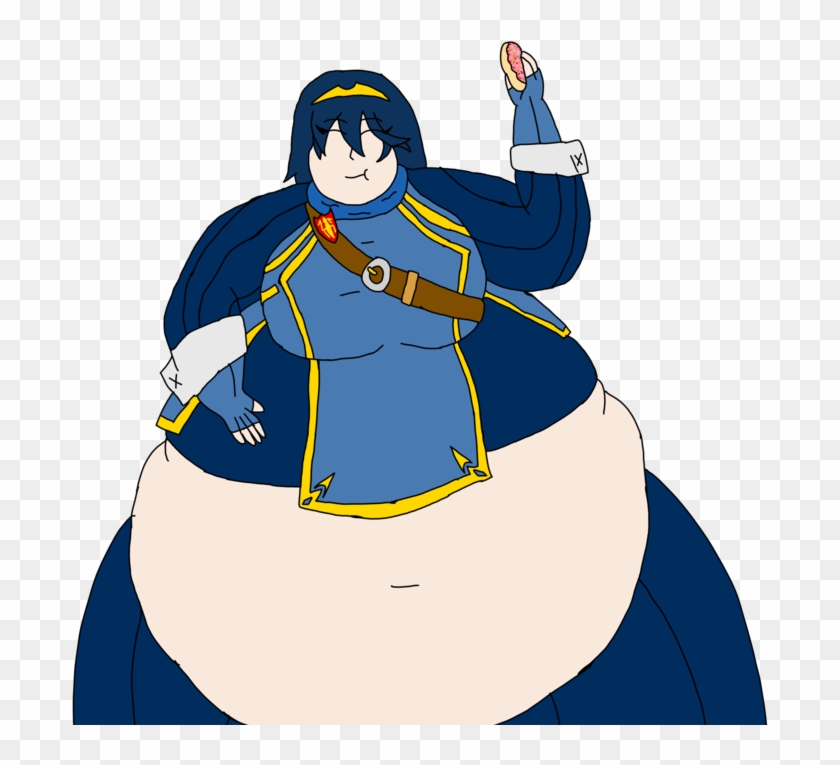 Lucina Eating A Donut By Deidking100 - Cartoon #990405