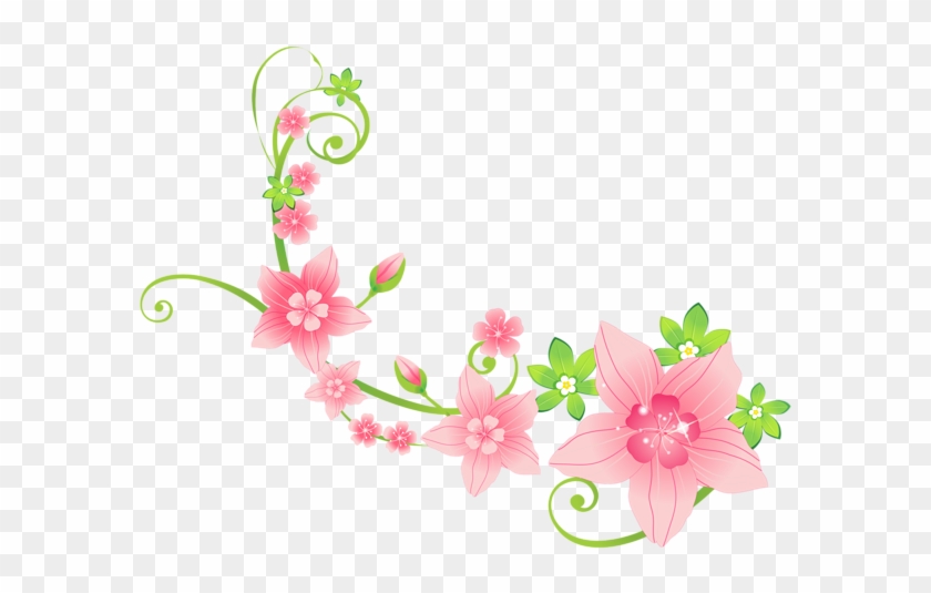 Love It - Pink Flowers In Png #990693