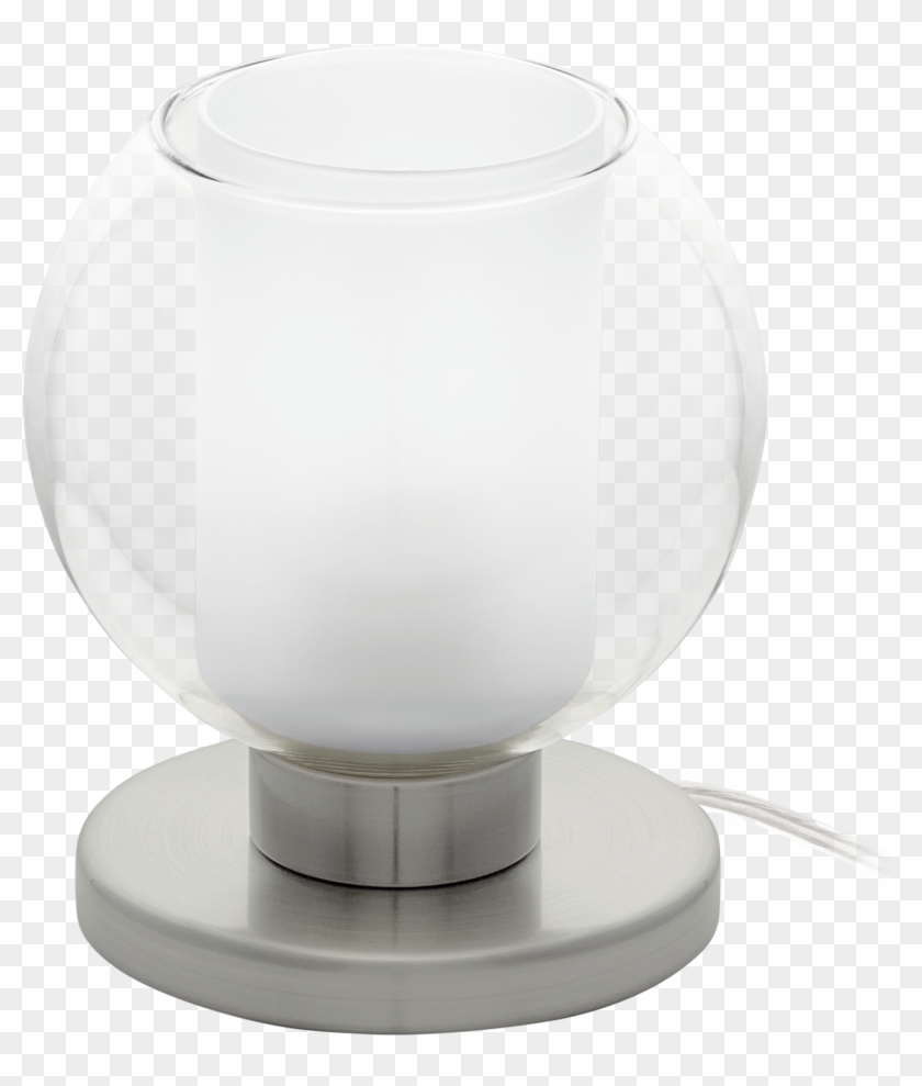 Karlo 1 Bordlampe I Satin Nikkel Metal Med Klar Og - Karlo 1 Bordlampe I Satin Nikkel Metal Med Klar Og #991408