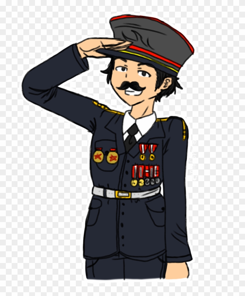 Salute By Pudgyblu - Cartoon #991774