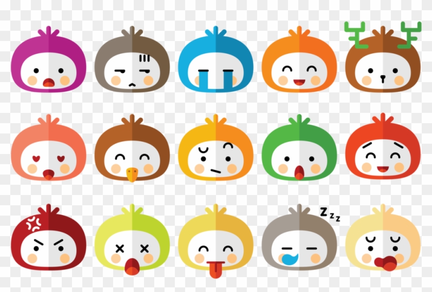 Cute Cartoon Faces - Graphics #992742
