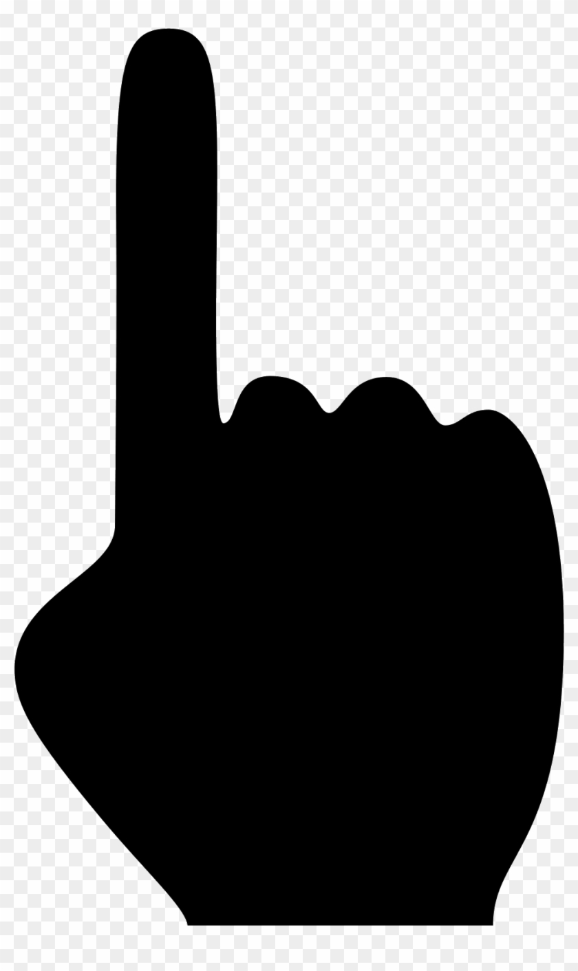 This Is The Right Hand Facing Upwards Like If Your - One Finger Icon Png #993404