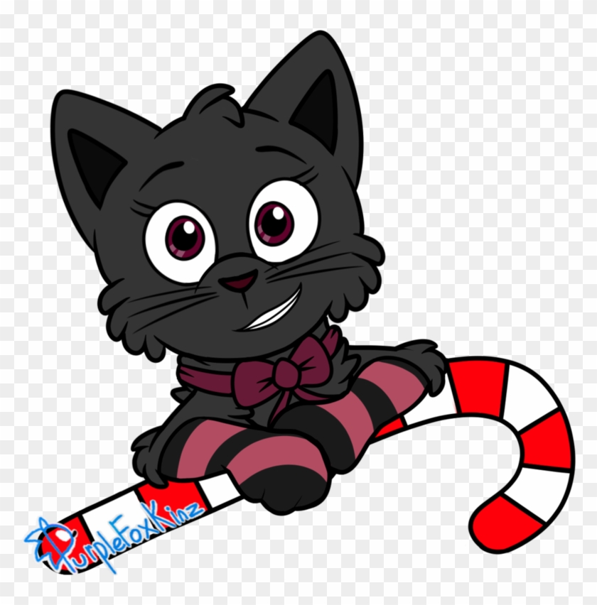 Candy Cane Ych 6 By Purplefoxkinz - Cartoon #993449
