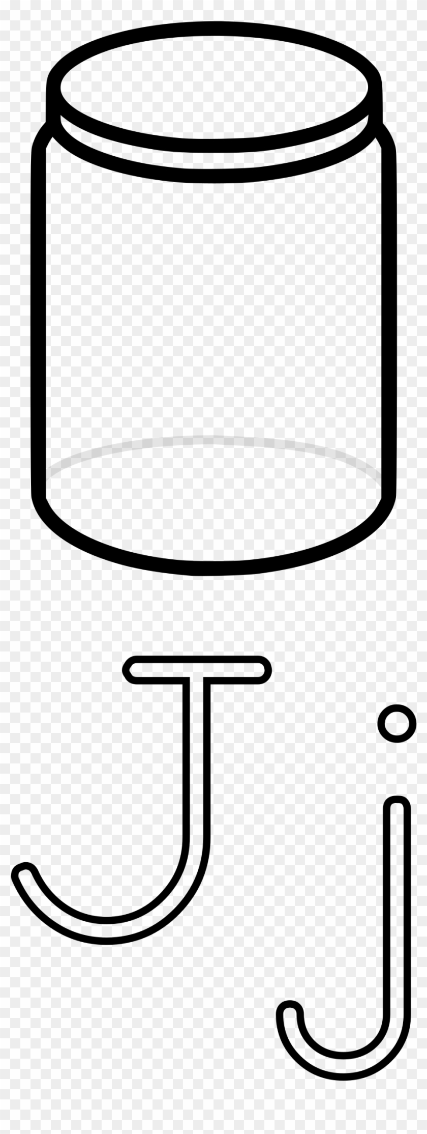 Is For Jar - J Is For Jam Coloring Page #993485