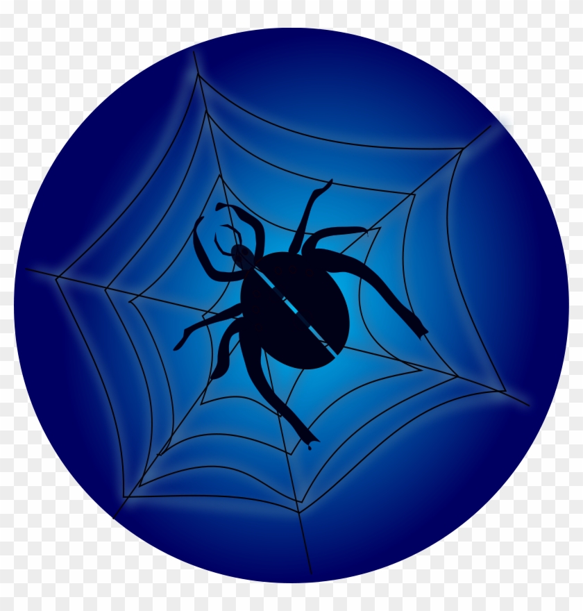 Spider On Web Free Vector - Clip Art #993777