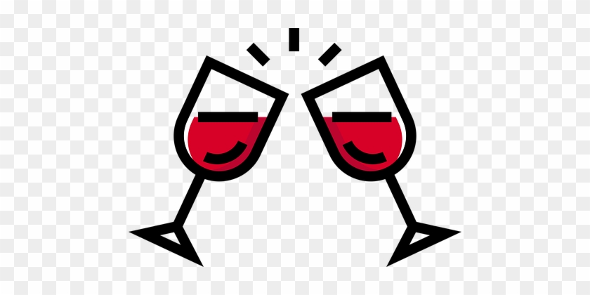 Gläser Rot Toast Wein Wein Wein Wein Wein - Wine Graphic #173957