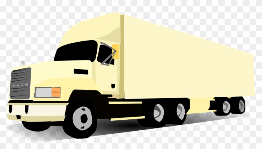18 Wheeler Truck Clip Art Free Vector / 4vector - 18 Wheeler Clip Art #174270