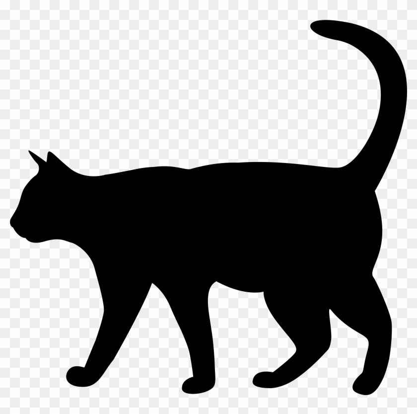 Cat Silhouette Clipart - Cat Silhouette Clipart #174582
