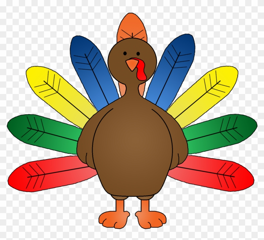 Imagination Colored Turkey Pictures Thanksgiving Clip - Turkeys Clip Art #174749