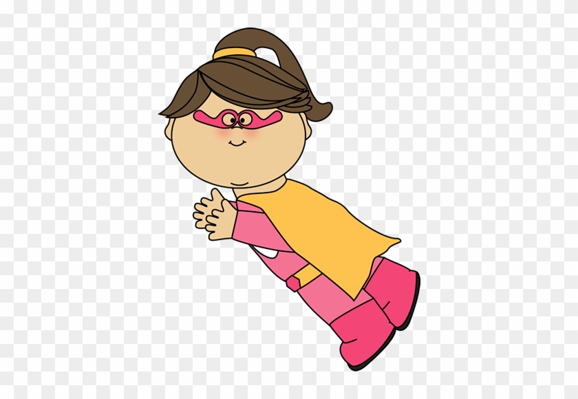 Superhero Girl Flying - My Cute Graphics Superhero #174849