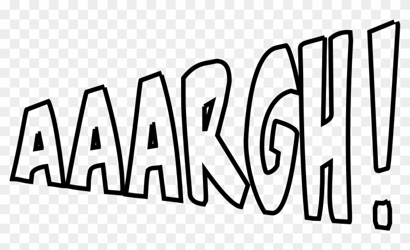 Clipart Info - Onomatopoeia Scream #175142