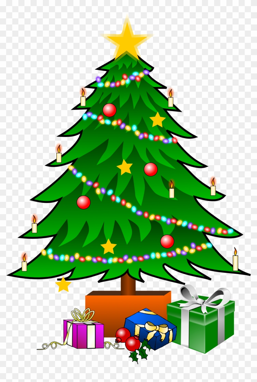 Christmas Tree Graphic Christmas Tree Graphic Christmas - Christmas Tree Cartoon With Presents #175468