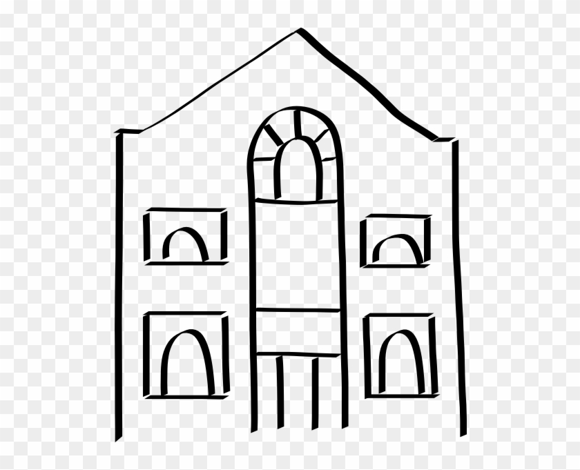 Clipart School 9dd4 - تلوين مبنى مدرسة #175816