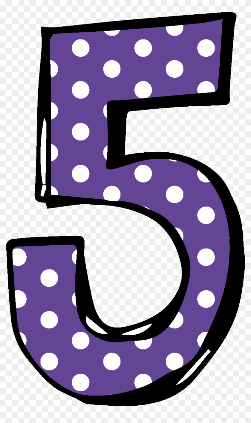 Purple Clipart Number 1 - Free Clipart Number 5 #175843