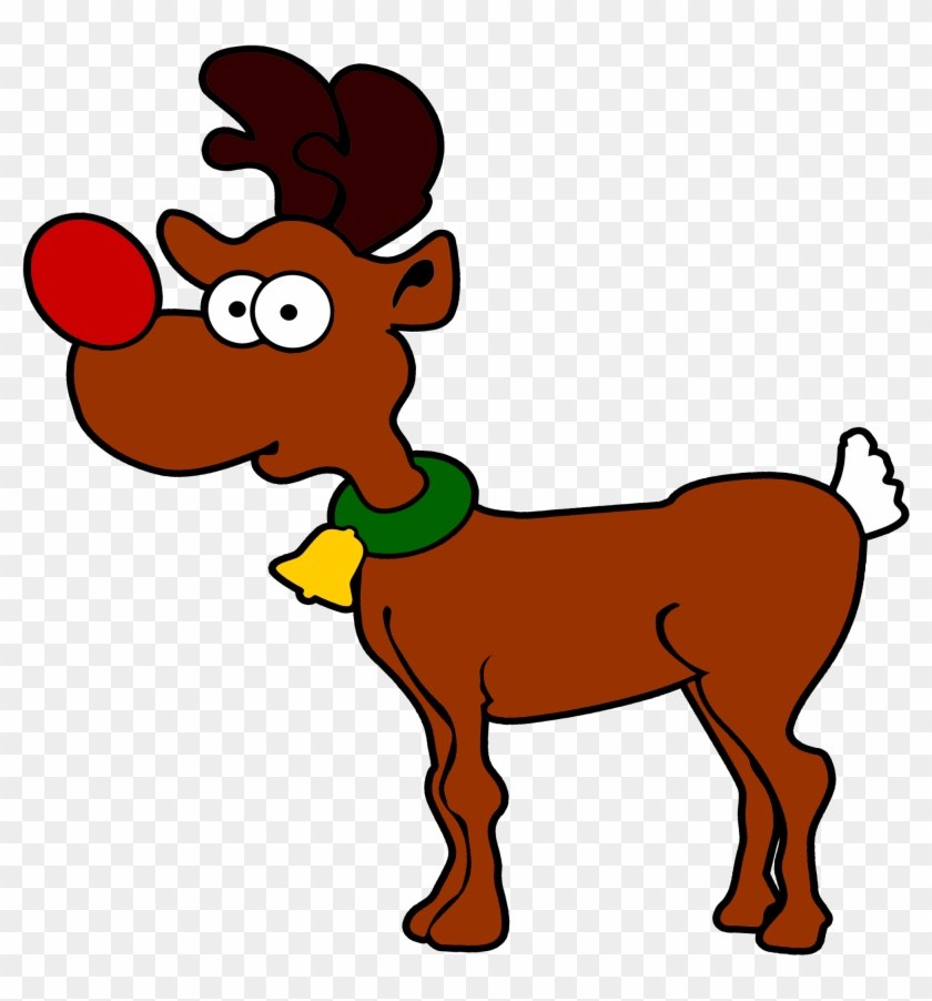 Weihnachtliche Grüße Senden Euch Anna, Doreen, Lisa - Rentier Clipart #176146