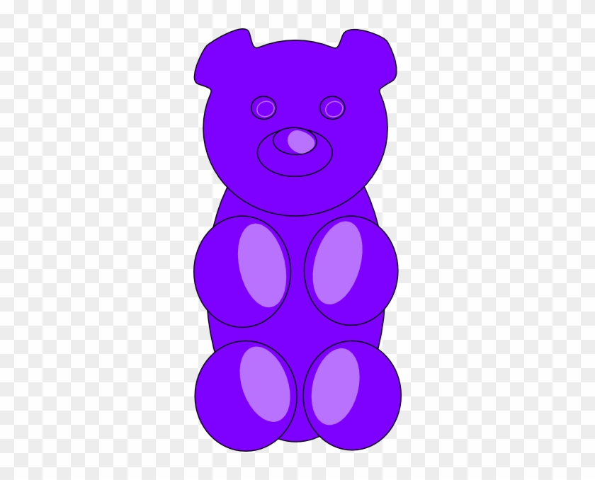 Gummy Bear Clipart Teddy Bear Outline Pencil And In - Gummy Bear Outline #176284