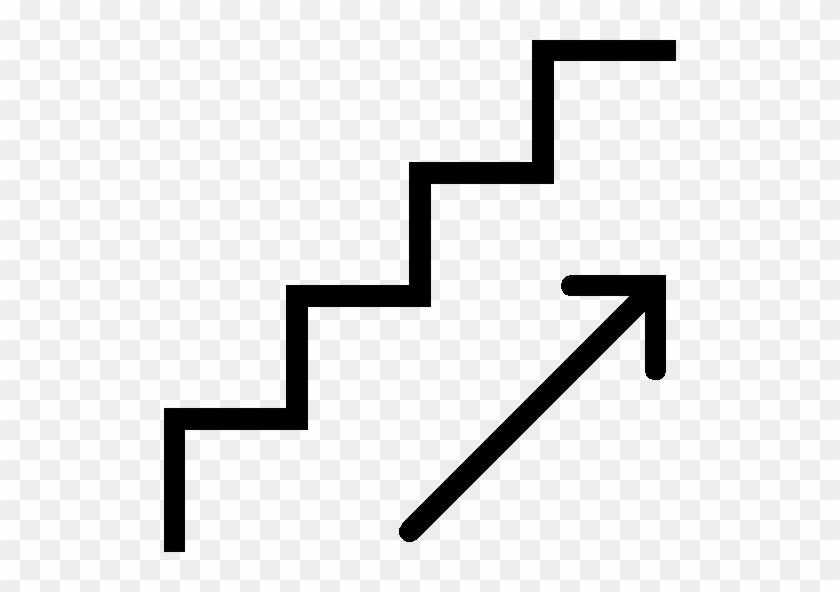 บันไดขึ้นบ้านไอคอน - Stairs Up #176463
