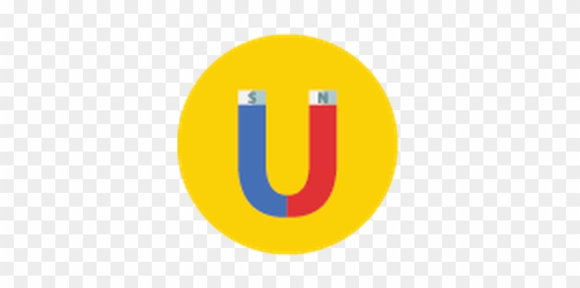 Yellow And Blue - Magnet Icon Circle Png #177155