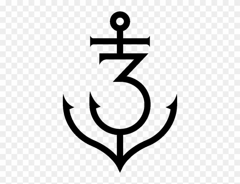 Hd Anchor Tattoos Clipart Png Images - Three Anchors #177595