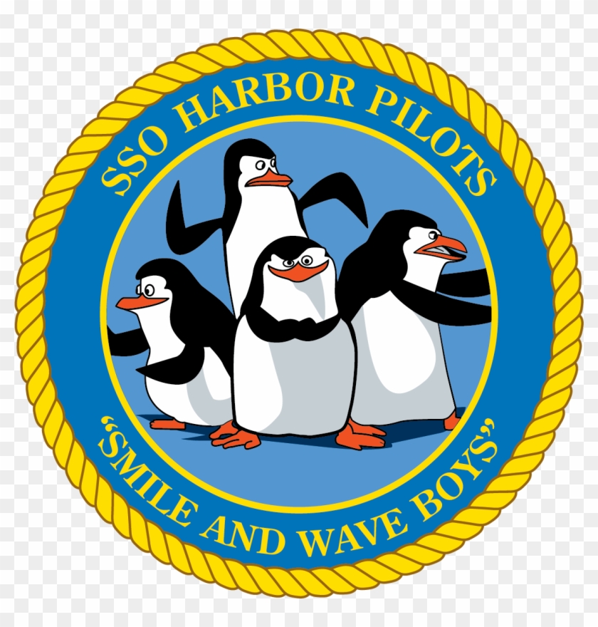 Sso Harbor Pilots Patch - Madagascar Penguins In A Christmas Caper 2005 #177935