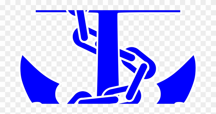 Blue Anchor Clip Art #178116