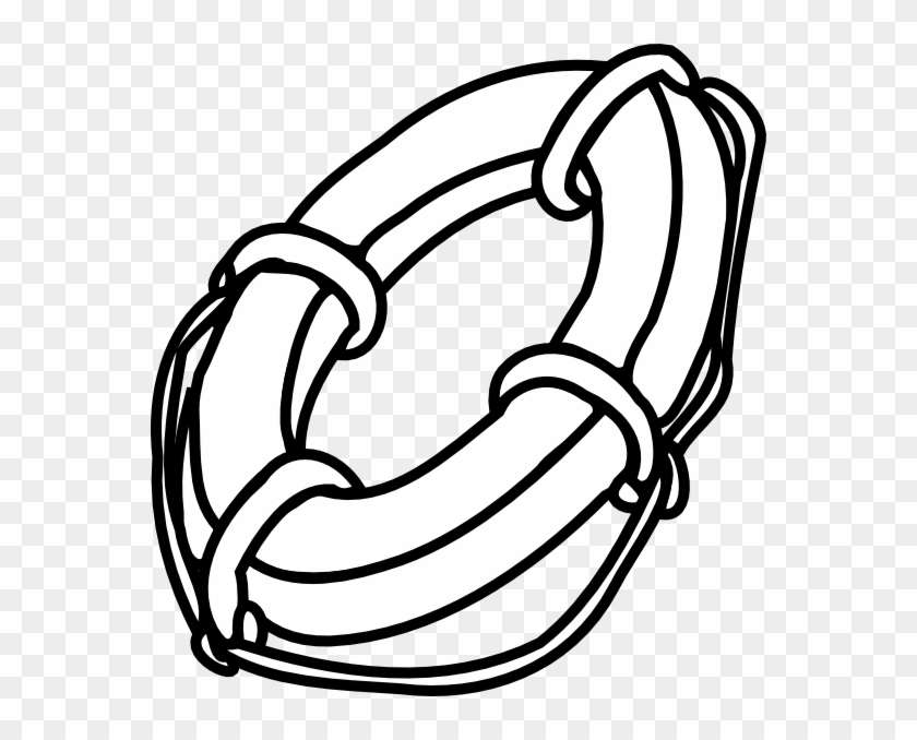 Swimming Tube Clipart Black And White #178333