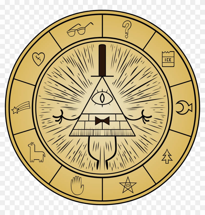 Wheel Clipart Bill Cipher - Bill Cipher Symbol Code #178407