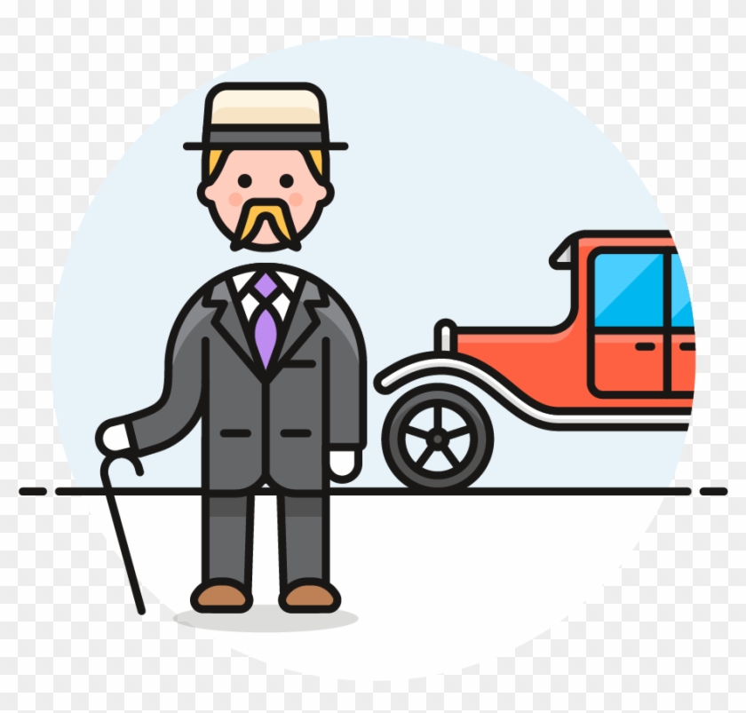 47 European Gentleman Caucasian - Cartoon #994919