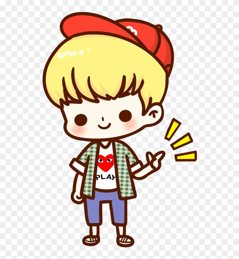 Cartoon Q-version Comics Illustration - 可愛 卡通 人物 男生 #995004