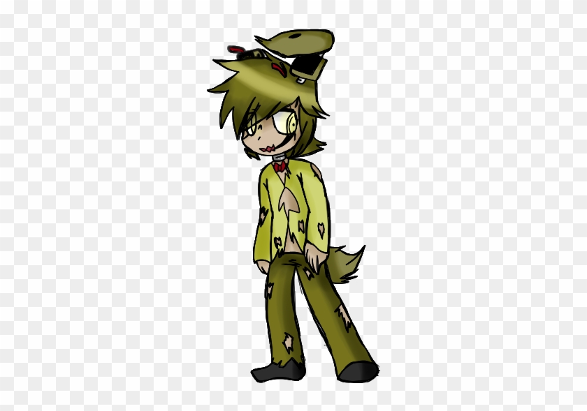 Fnaf Human Springtrap By Waterfox-studios - Cartoon #996547